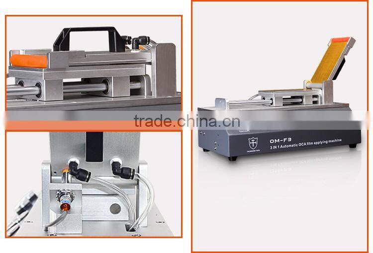 OCAmaster Factory Directly Selling Universal 3 in 1 OCA Film Laminating Machine OM-F3 For OCA & Polarizer Film Laminating