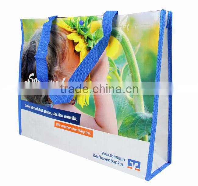 Jiaran Bag Factory supply cheap price full color printing bopp laminated pp woven bag