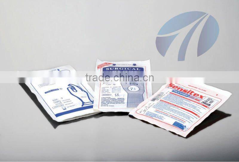Sterilized Latex Gloves Individual Packing Surgical Gloves