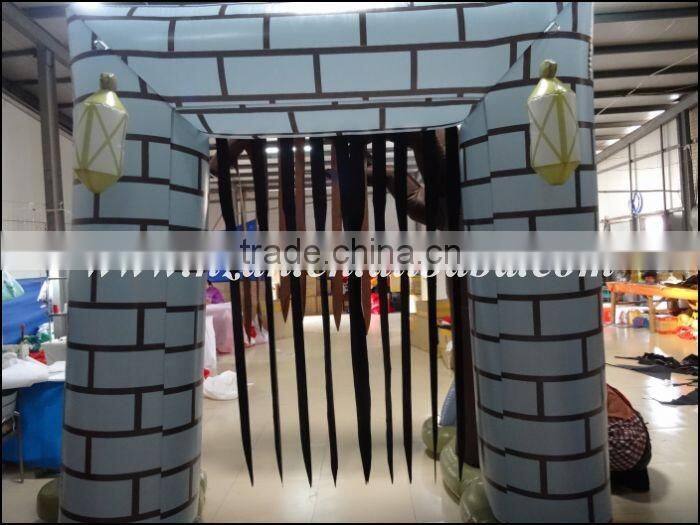 Outdoor Halloween Inflatable Arch / Inflatable Graveyard Archway