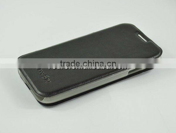 cool standable black pu leather flip case for nokia lumia 820 color is optional