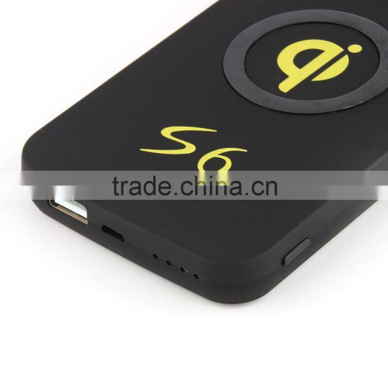 6000MAH Promotional gifts wireless charger power bank for mobile