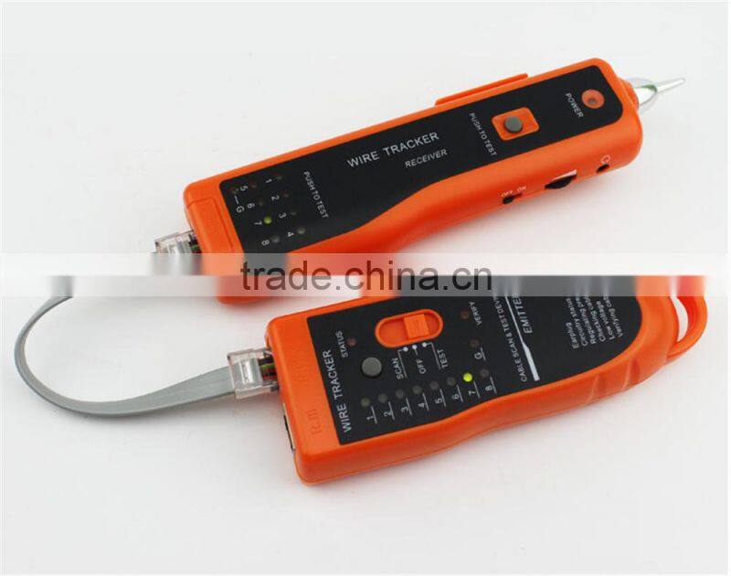 2016 High Quality RJ11 RJ45 Cat5 Cat6 Telephone Wire Tracker Tracer Toner Ethernet LAN Network Cable Tester Detector Line Finder