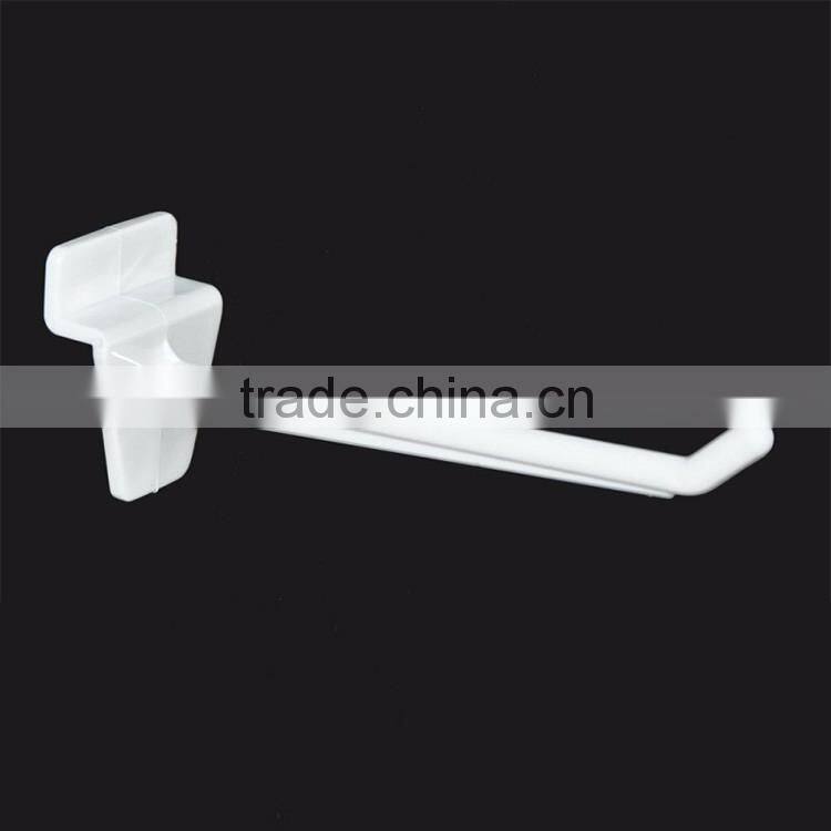 Small Commodity Display Promotion Plastic Hanging Hook Fit For Special Thick 2mm Paper Backboard