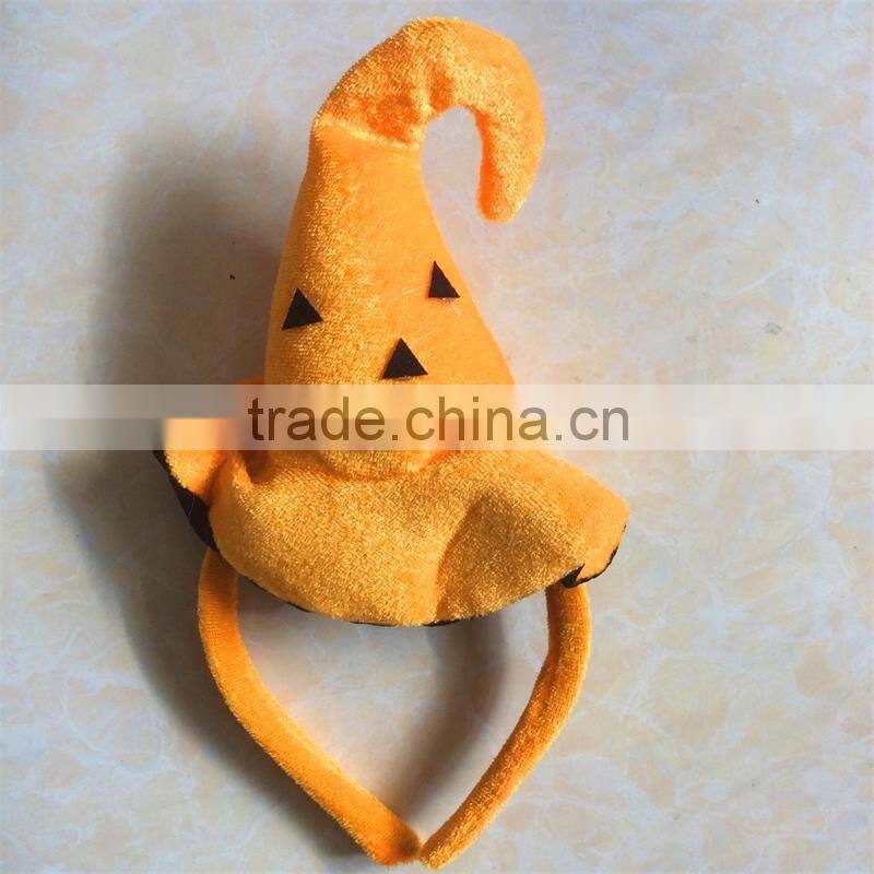 Custom design halloween party headband with witch hat decor