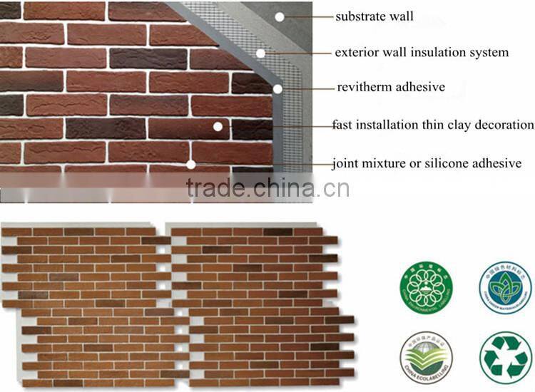 Easy install foam brick panel for wall cladding