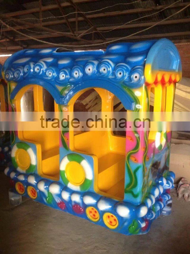 2015 new! amusement park electric track ocean train rides,amusement park rides track train