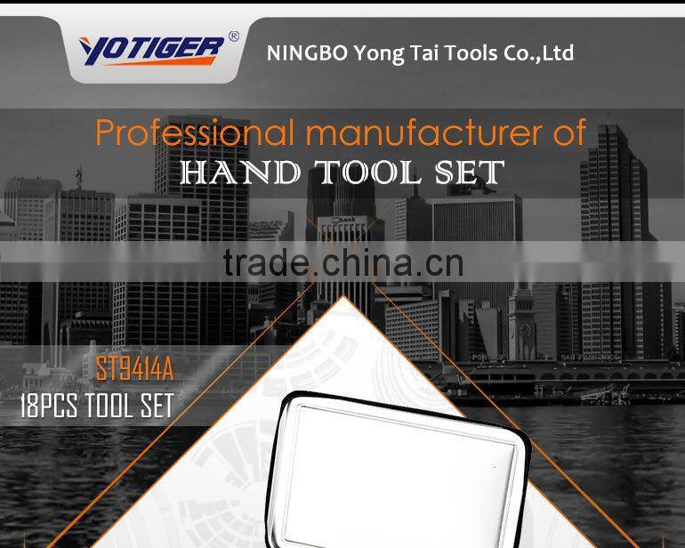 18Pcs Portable Gift Tool Kit, Mini Metal Tin Box Tool set