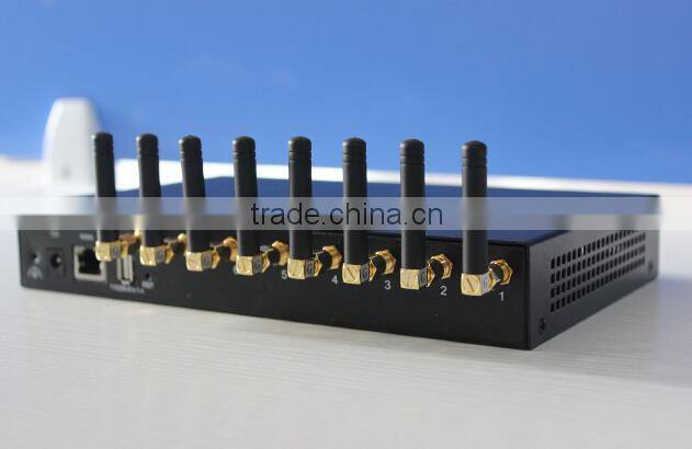 2015 Ejoin cheap 8 ports 32 sim voip gateway, goip 4 sms send and receive ussd command goip 4