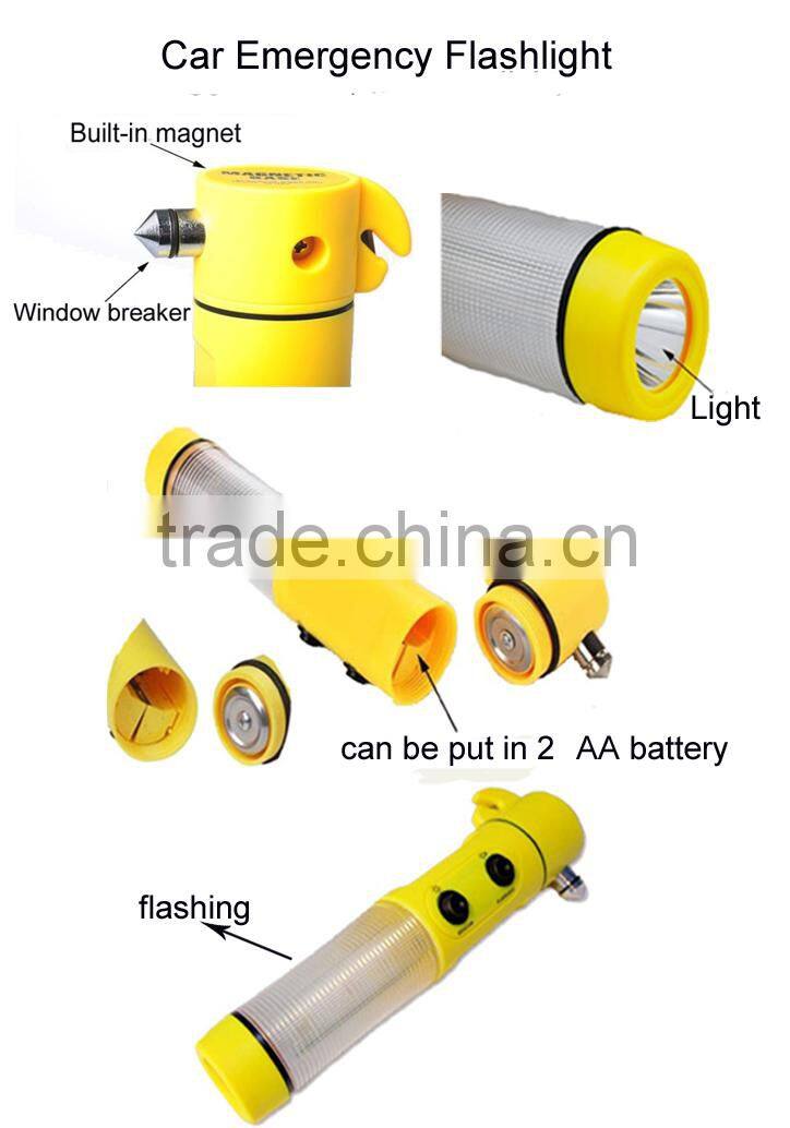 AA battery shock resistance emergency led flashlight
