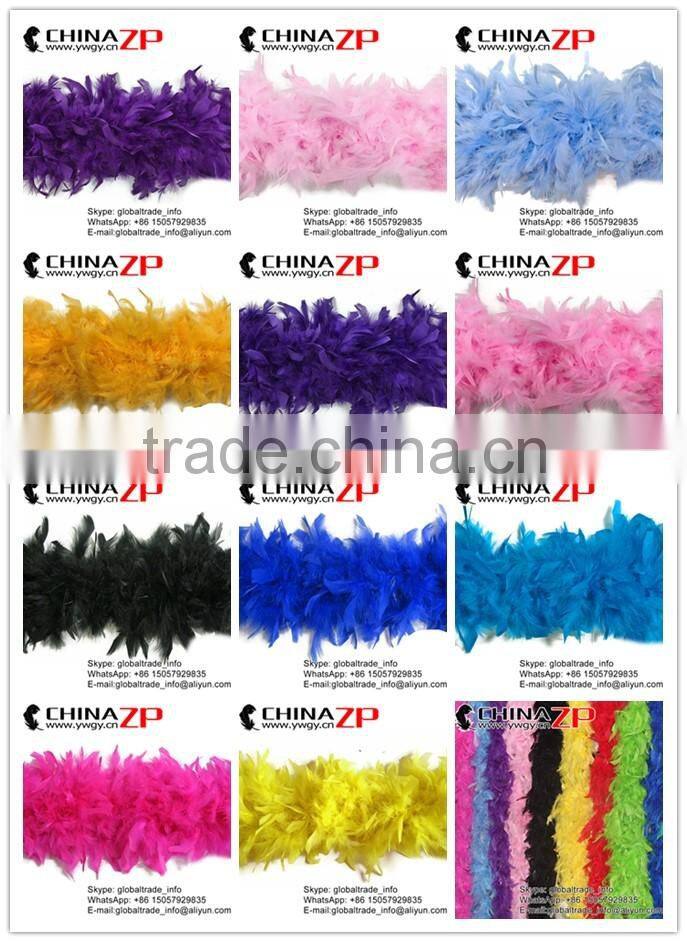 ZPDECOR Best Decorative 40 GramWeight in Stock Dyed Yellow Turkey Feathers Plumage Chandelle Boas