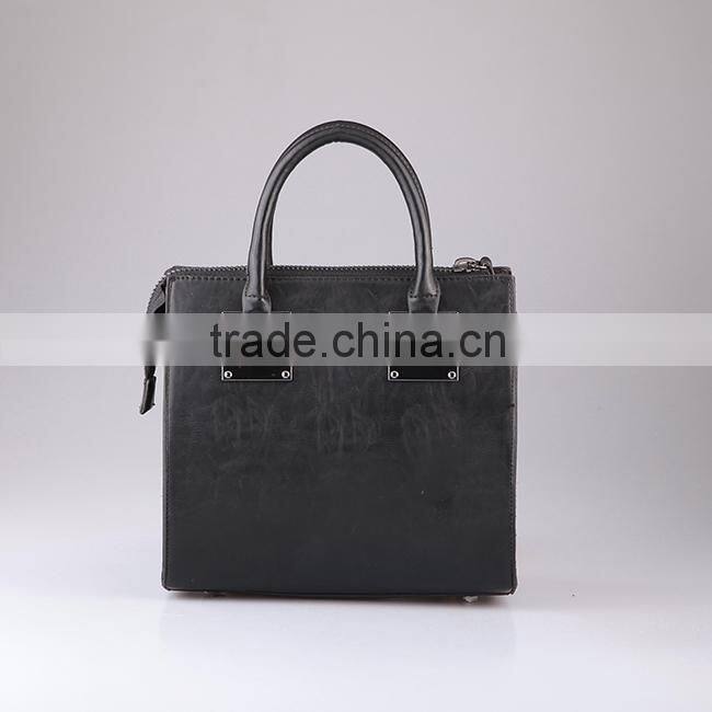 4020- Latest 2016 design shoulder strap ladies fashion genuine leather handbags carteras de cuero