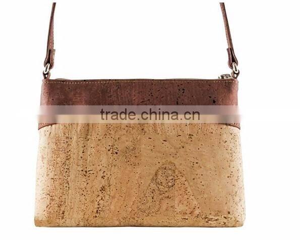 Custom logo design fashionable cork woman lady handbag
