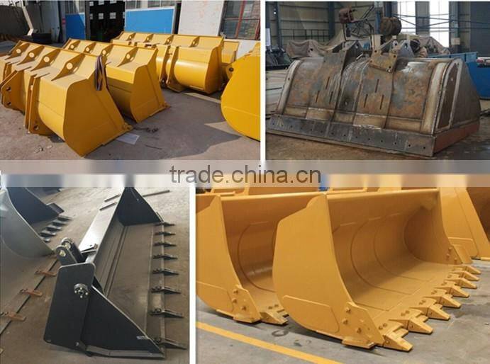Customized W420-3 Wheel Loader Standard/Rock/Bigger/Strengthened bucket,3.5M3 Wearable Bucket for sale