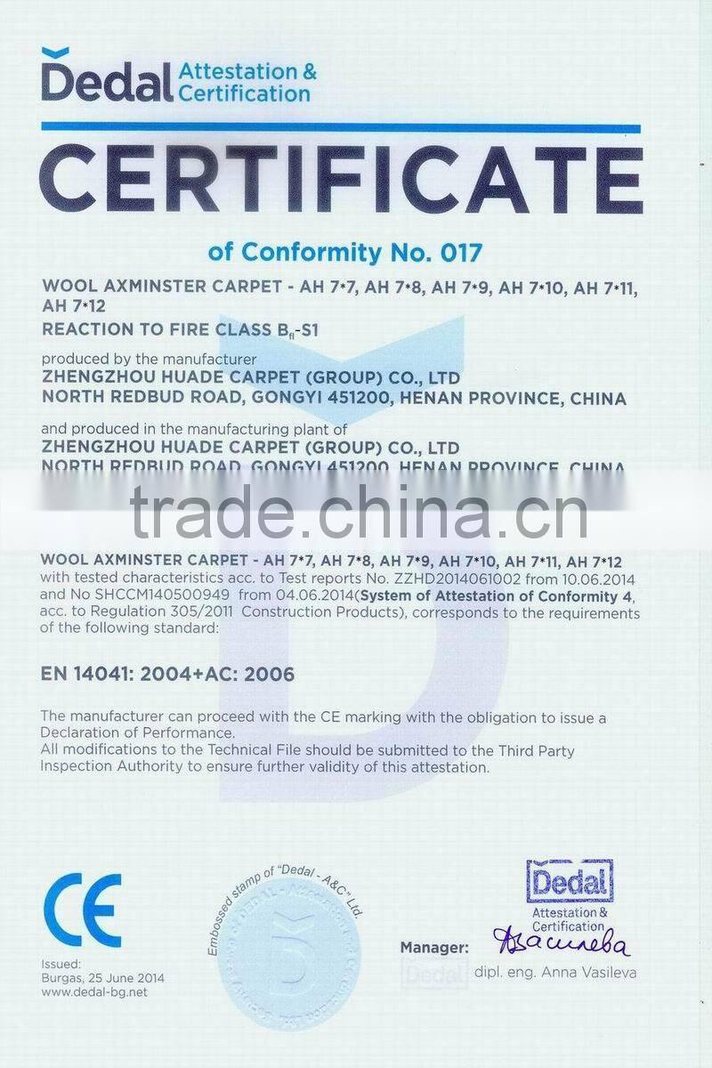 Commercial printed Nylon carpet