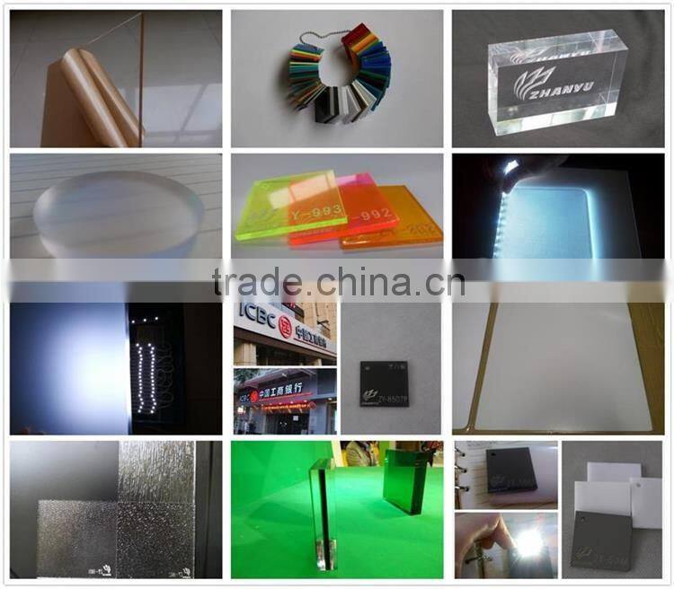 2016 Hot Sale New Material Virgin Lucite LED Lighting Acrylic Diffuser Sheet