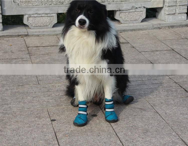 2016 JML hot selling fancy dog pet products warm snow boots waterproof nylon pet accessory