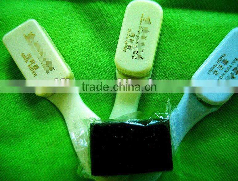 Hotel shoe shine shoe sponge shoe care