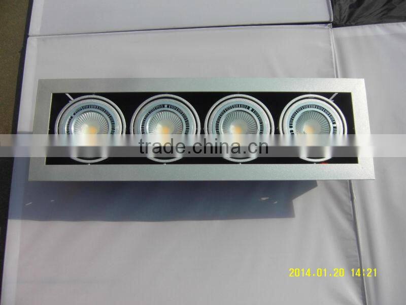 super bright recessed grille celing spot light with halogen lamps 100w made in China