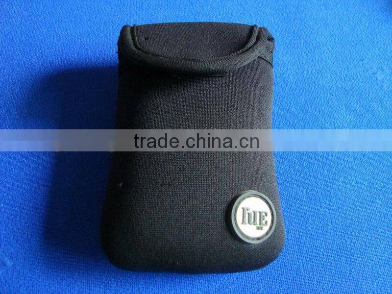 Black high quality neoprene phone and camera case