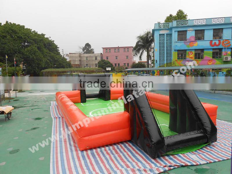 EN71 Human Soap Football custom size Jumpfun Inflatable water soccer picth/Football soap field for sale