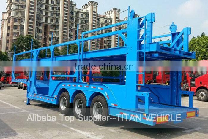 TITAN car haulier trailers , car transport semi truck trailer , car transporter trailer