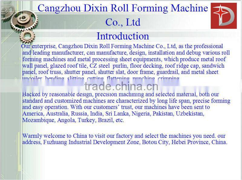 Shutter Slat Roll Forming Machine