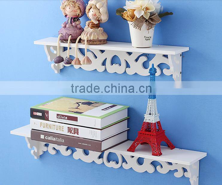 High Quality Home Furniture Cheap Plastic Carved Display Rack Wall Corner Interlock Shelf