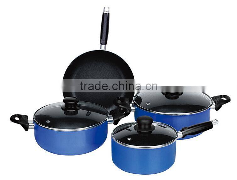 7pcs Aluminum nonstick cookware set