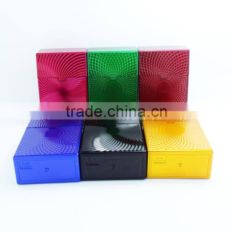 new plastic cigarette case with OEM sticker design