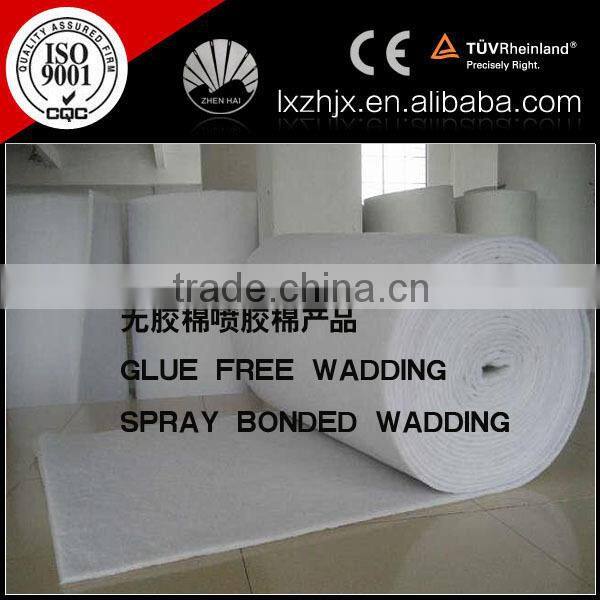 nonwoven polyester felt, 100% polyester wadding,acoustic wadding