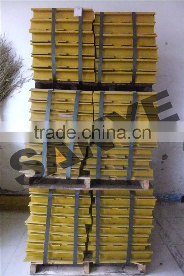 shantui bulldozer SD16 track shoe 203MA-00151,track shoe width 510mm from China manufacture