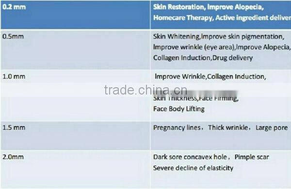 Titanium Needle Dermaroller Burn Scar Treatment Skin Care