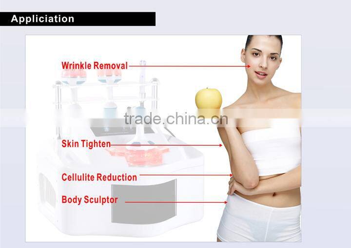 Cavitation Laser With Three Models Vacuum RF Handles Laser Function Machine