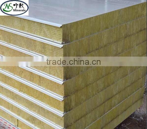 China building fireproof mineral rigid insulation rock wool for wall and roof