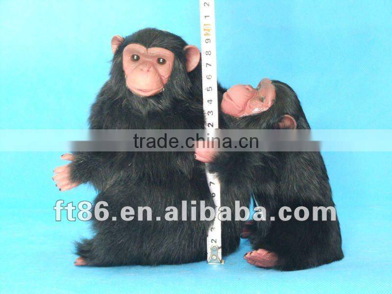 handmade customized plush lifelike artificial realistic toy monkeys for sale