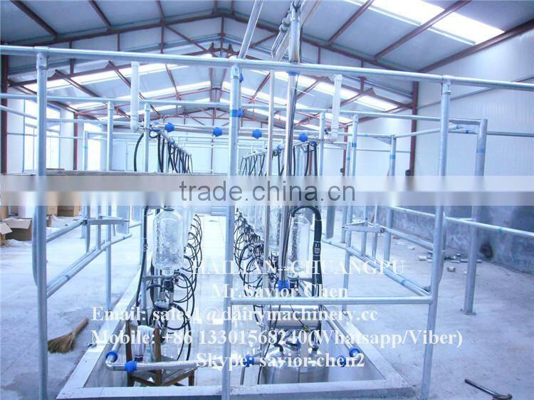 Cow Farm Equipment Milking Hall , Milking Parlor System HL-G1