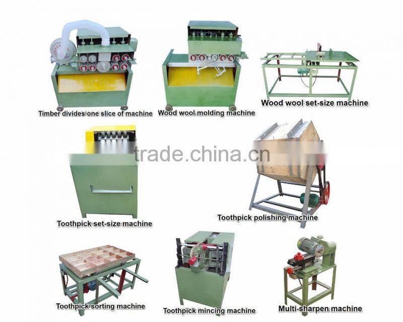 Factory price wood toothpick making machine