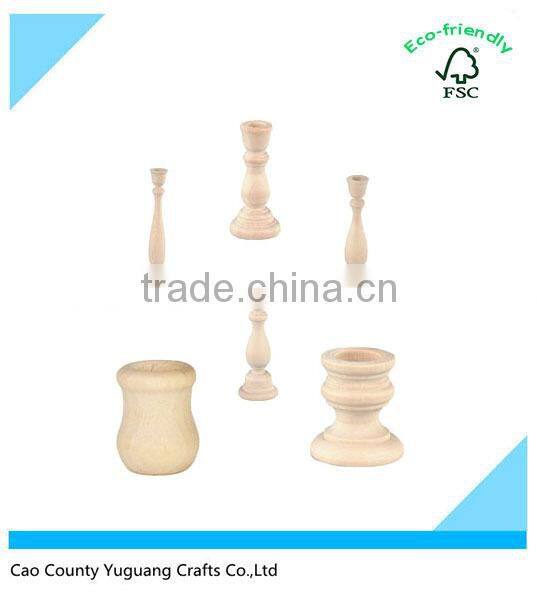 Custom Wooden Mini Candle Cup Wood Candle Holder