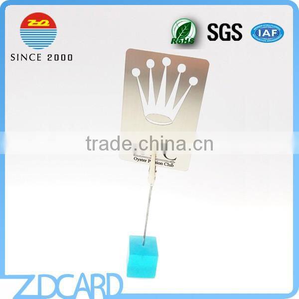 High Quality Full Color Print Metal Membership Card