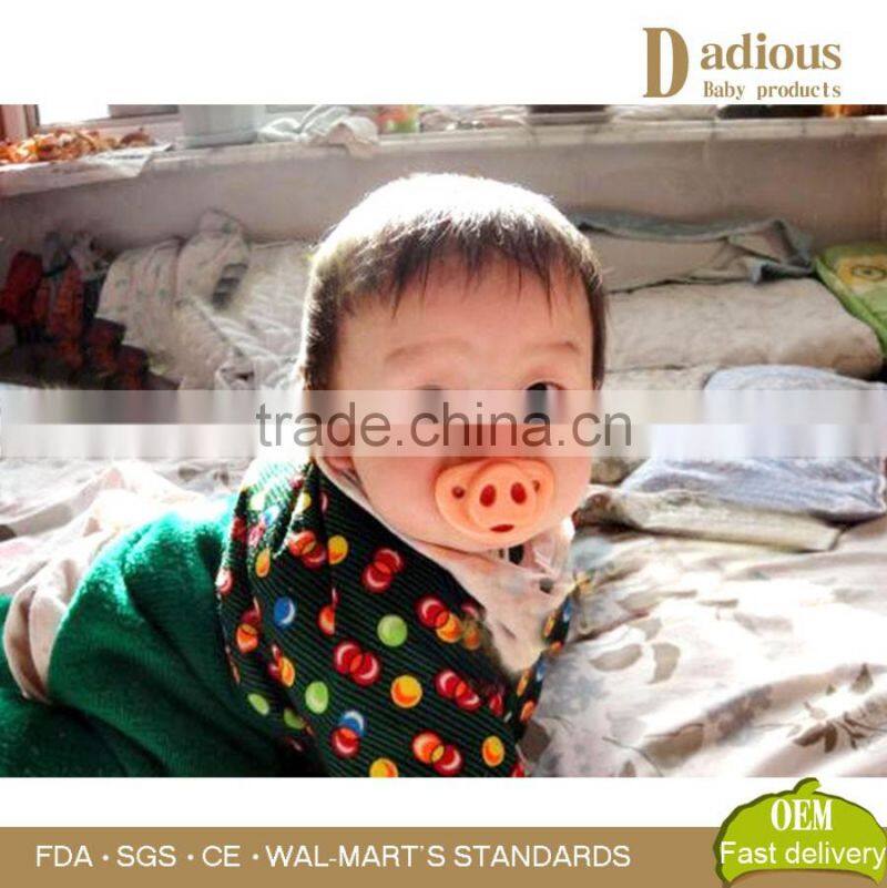 Funny BPA free Baby Infant Dummy Teether Silicone Nipple Soother Pacifier