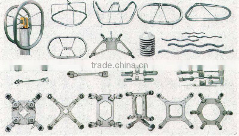 Professional OEM lost wax casting overhead line hardware electric fitting socket clevis with split pin