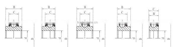 China suppliers agricultural machinery bearing 206KRR8
