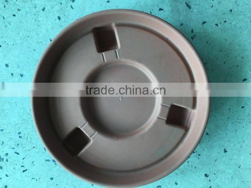 3size Outside Round Plastic Plant Pot Tray