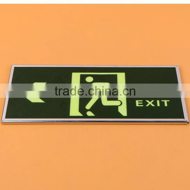 luminous emergency exit sign