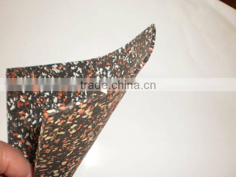 colorful rubber safety tiles