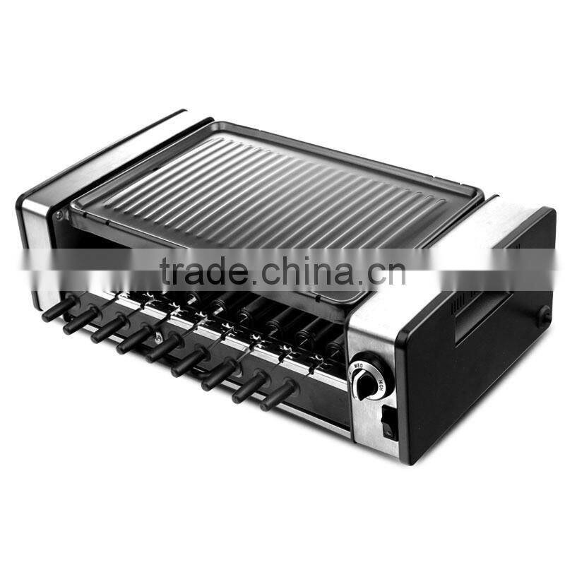 2017 Stainless steel Portable Electric bbq grill for camping