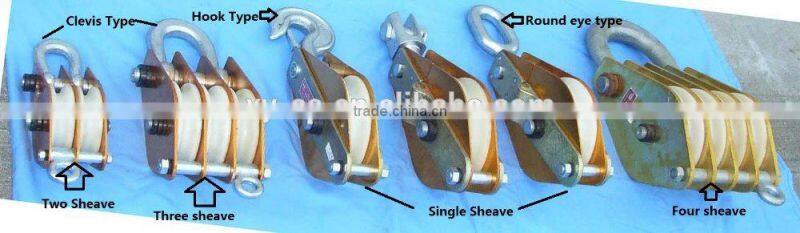Heavy Duty Snatch Blocks for Power Construction