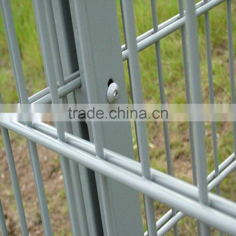 868mm double wire mesh fence 2 horizontal wire steel wire mesh ISO,CE QUALITY CERTIFICATE