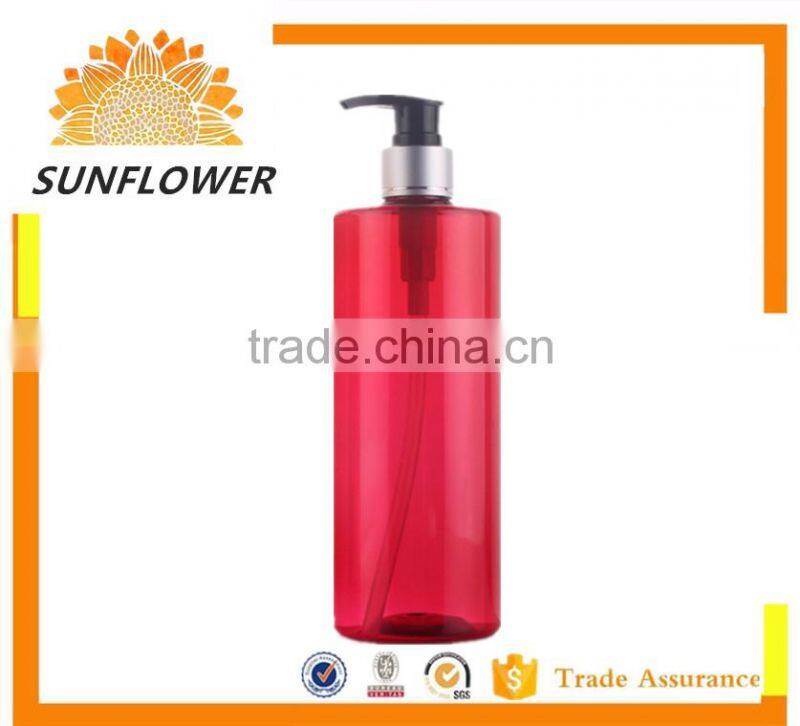 plastic empty shampoo bottle 500 ml SF-06-2